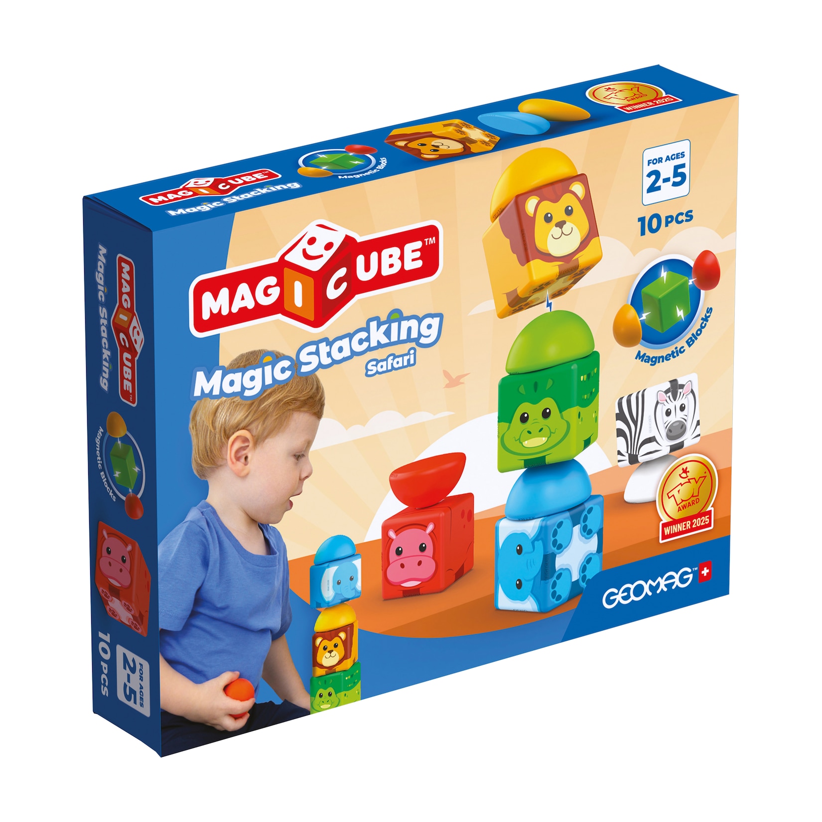 305 Geomag Magicube Blocks Stacking Safari 10