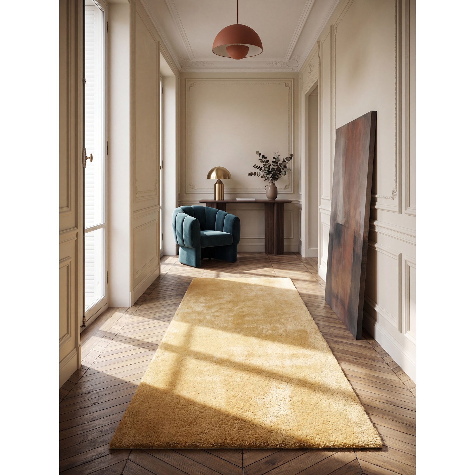 Läufer Antirutsch Gold 60x110 cm - ALDAN Kadima Design