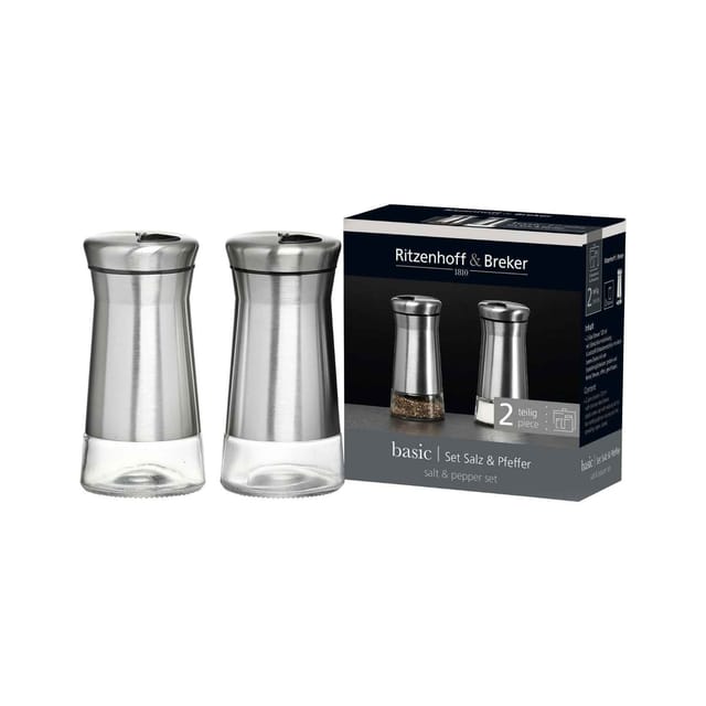 Ritzenhoff & Breker Salz- & Pfefferstreuer Basic 120 ml 2er Set