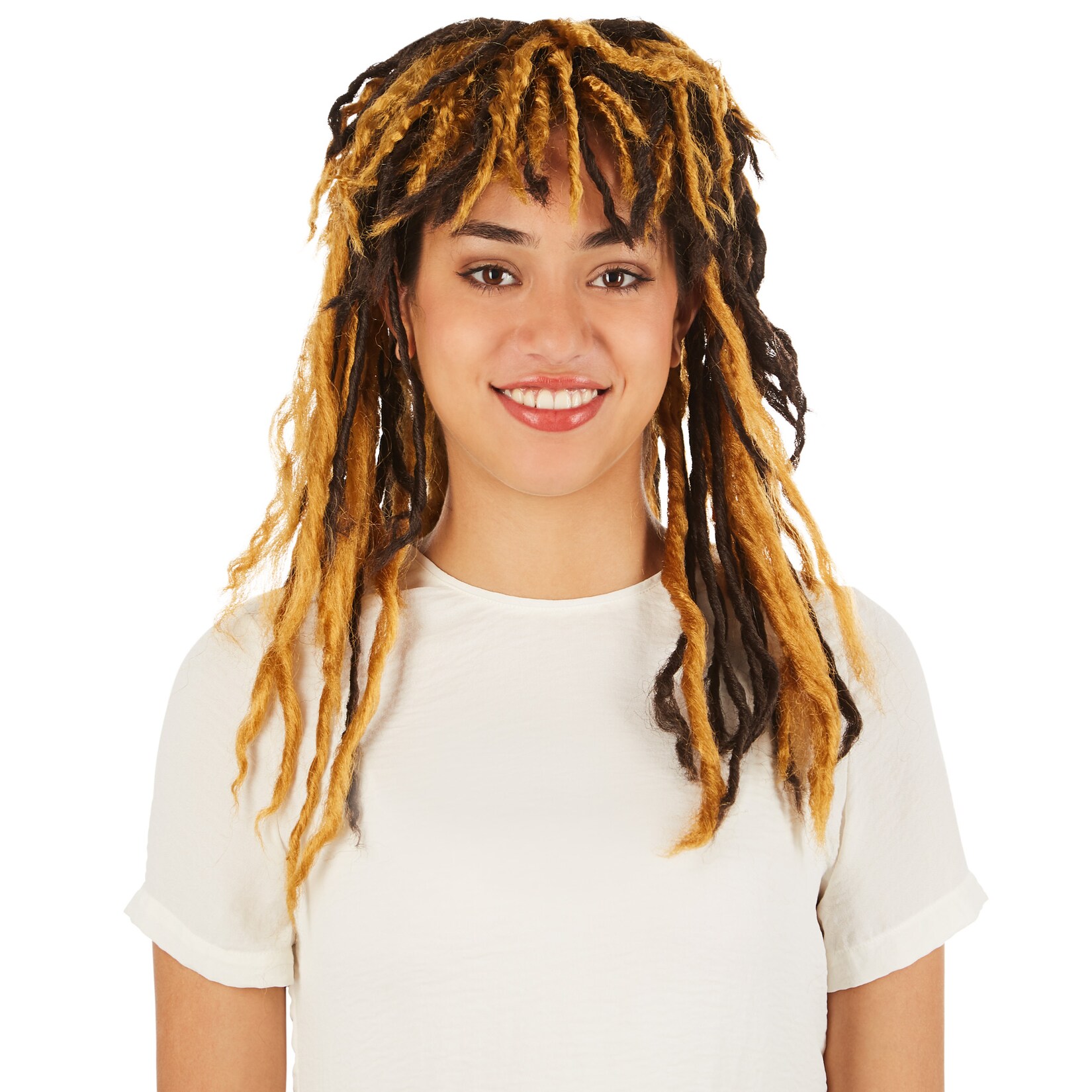 tectake® Frauenperücke Neandertalerin