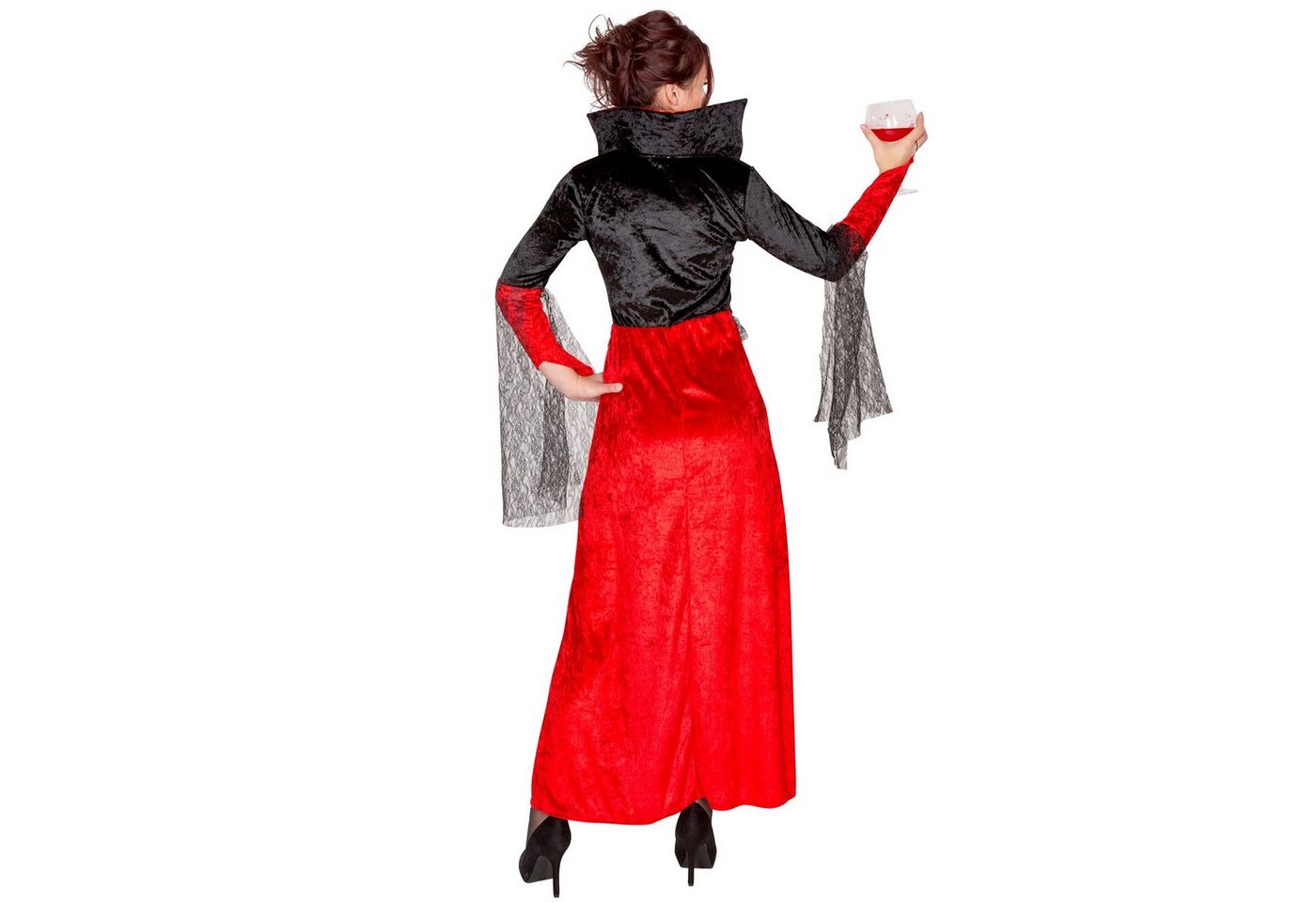 tectake® Frauenkostüm Gothic Vampirkleid