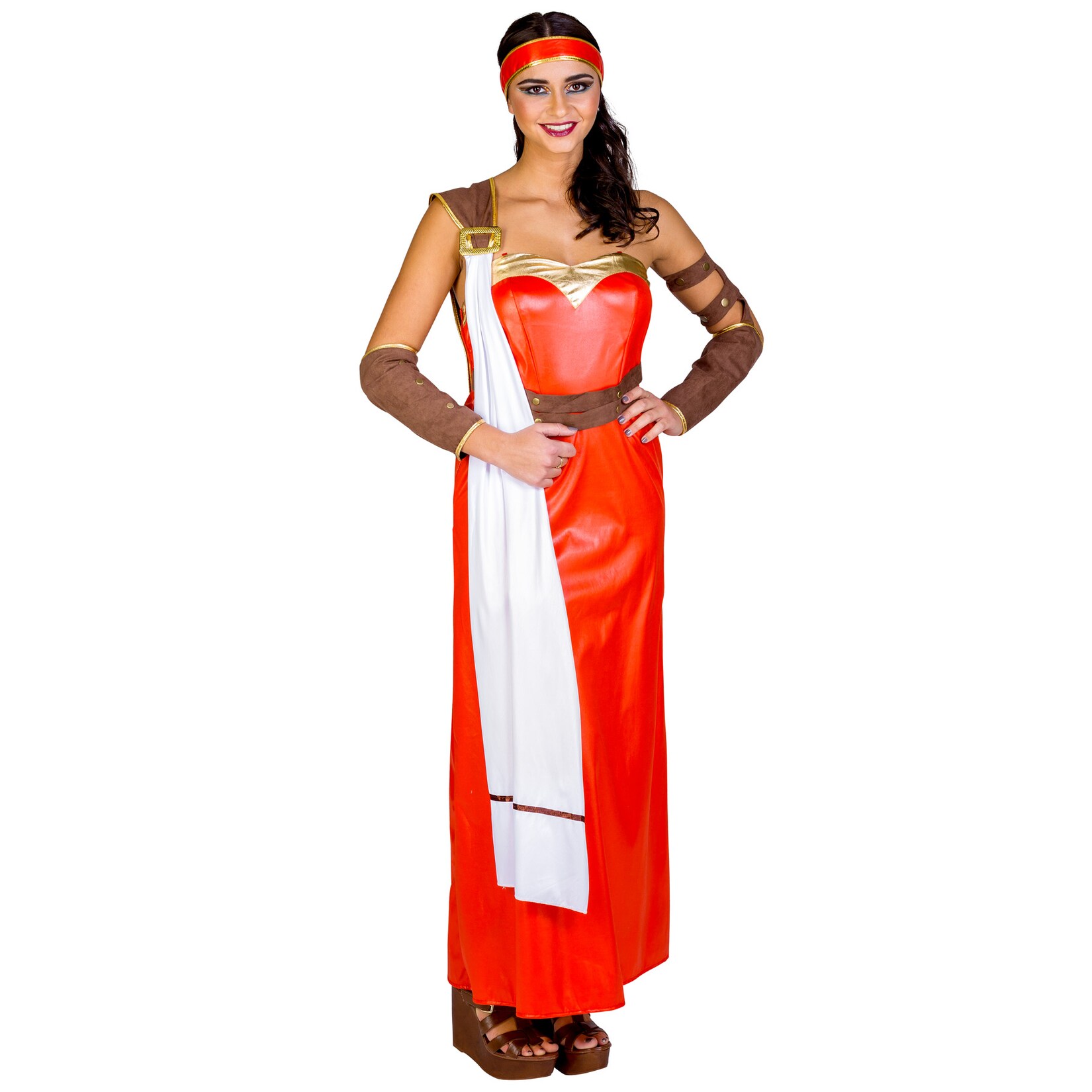 tectake® Frauenkostüm römische Gladiatorin