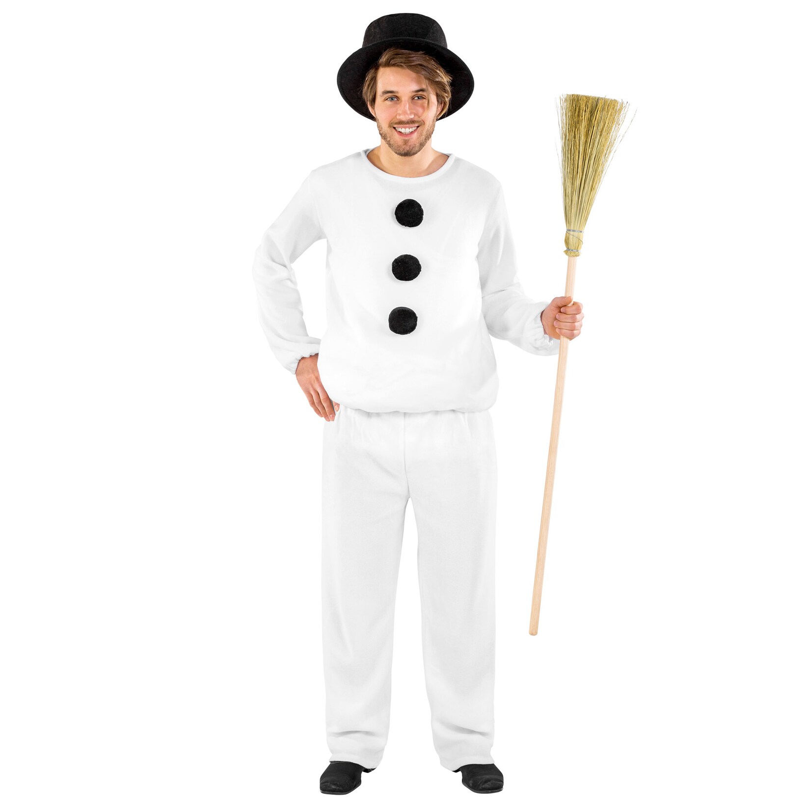 tectake® Herrenkostüm Schneemann