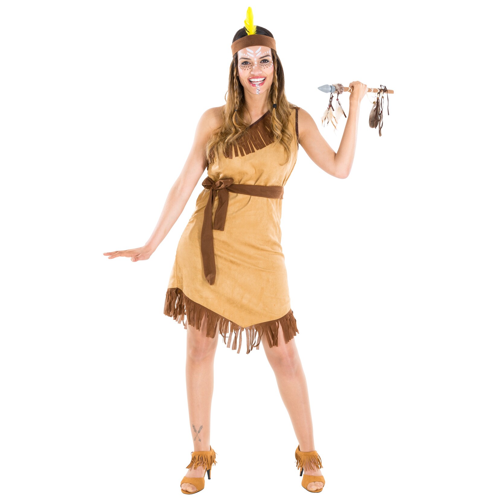 tectake® Frauenkostüm Indianerin Hope