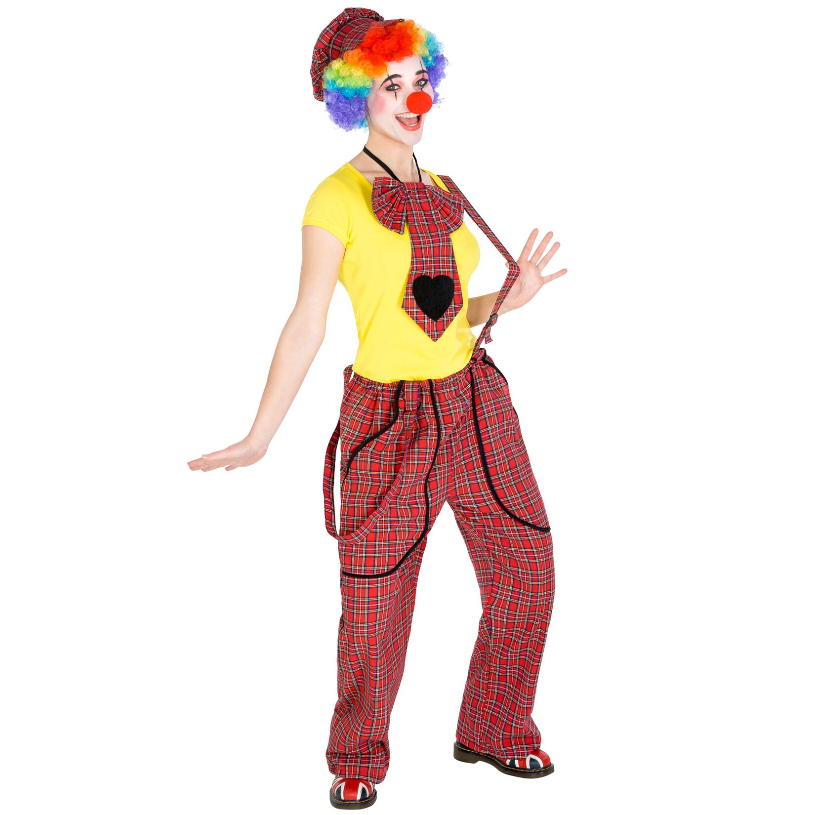 tectake® Frauenkostüm Clown Pepa
