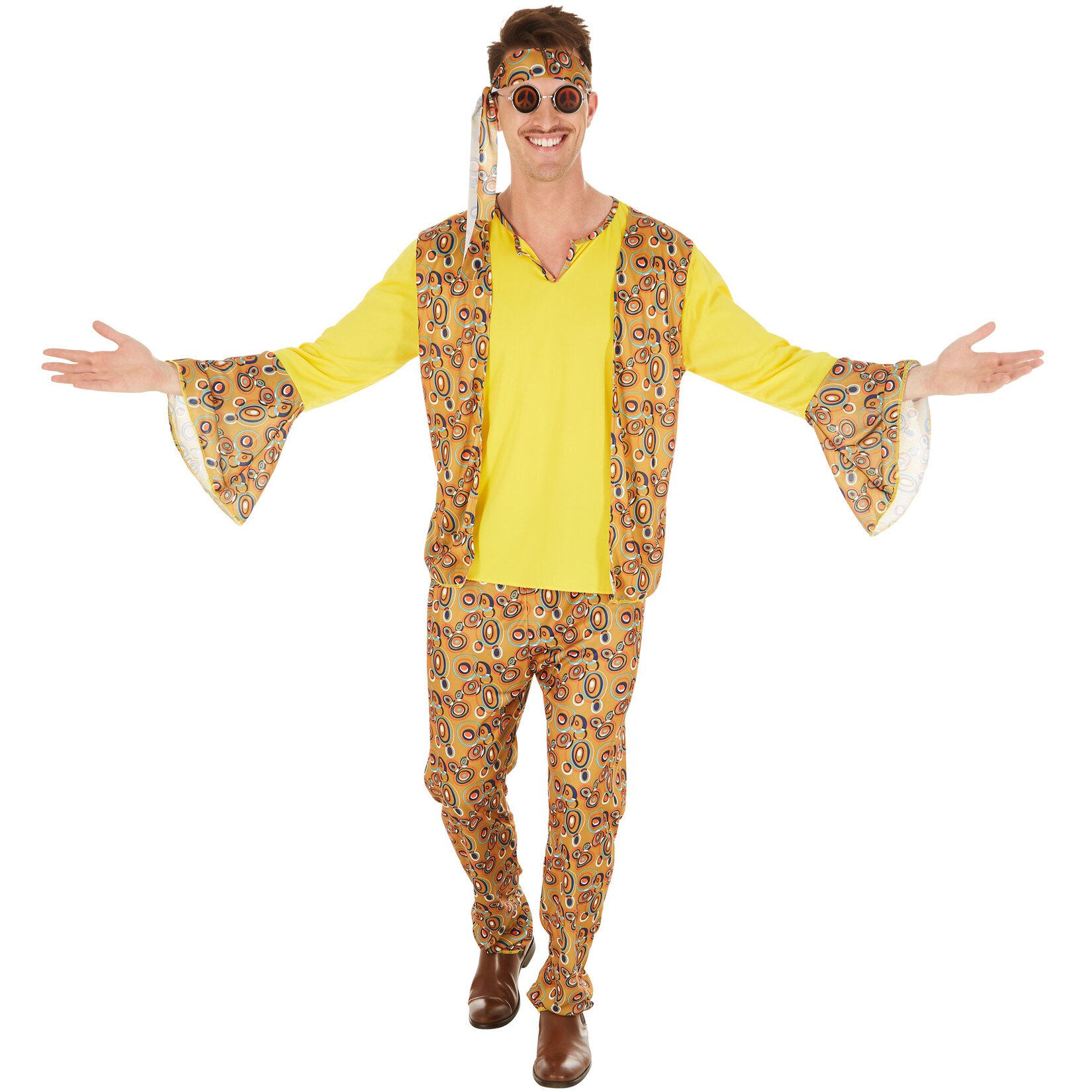 tectake® Herrenkostüm Discostar