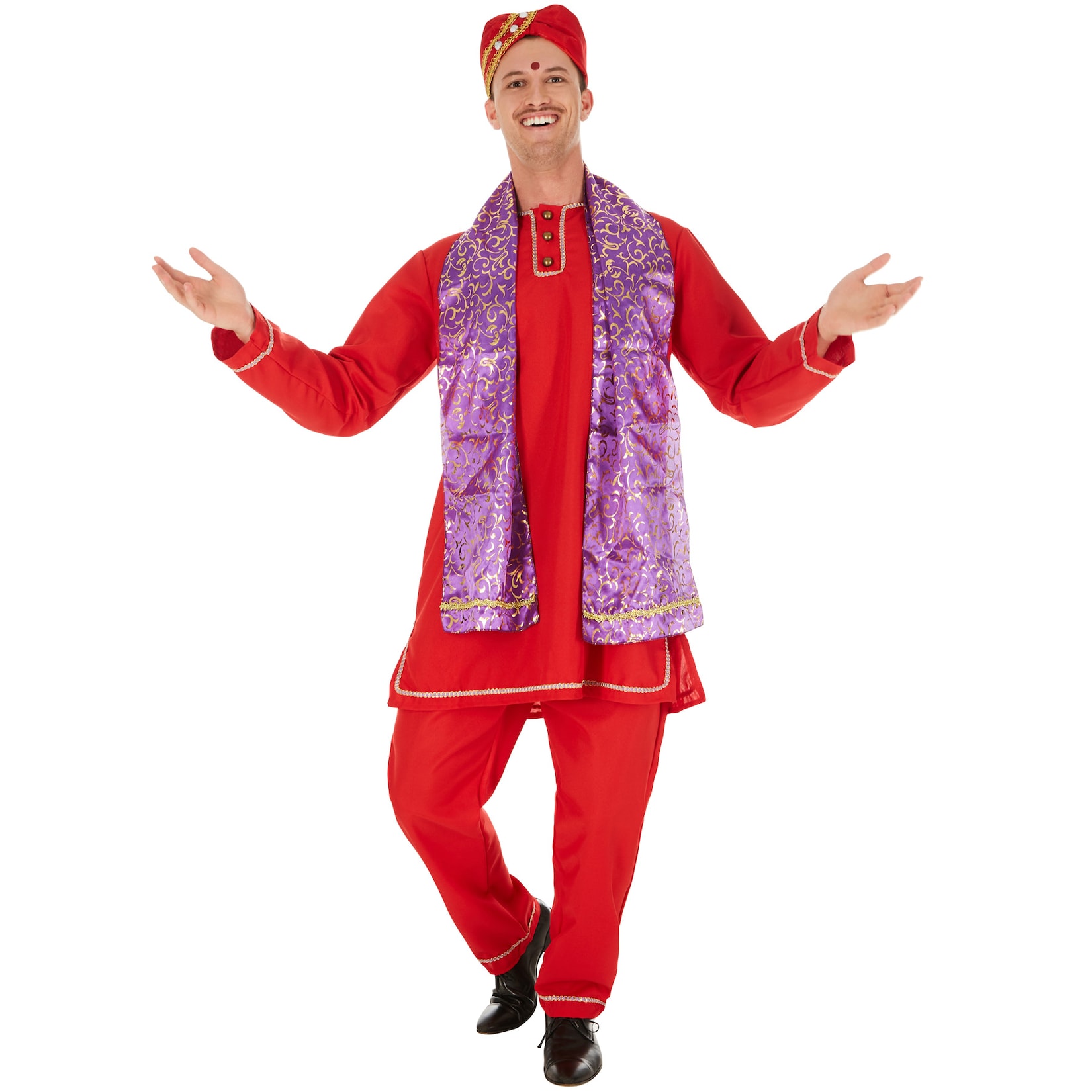 tectake® Herrenkostüm Inder
