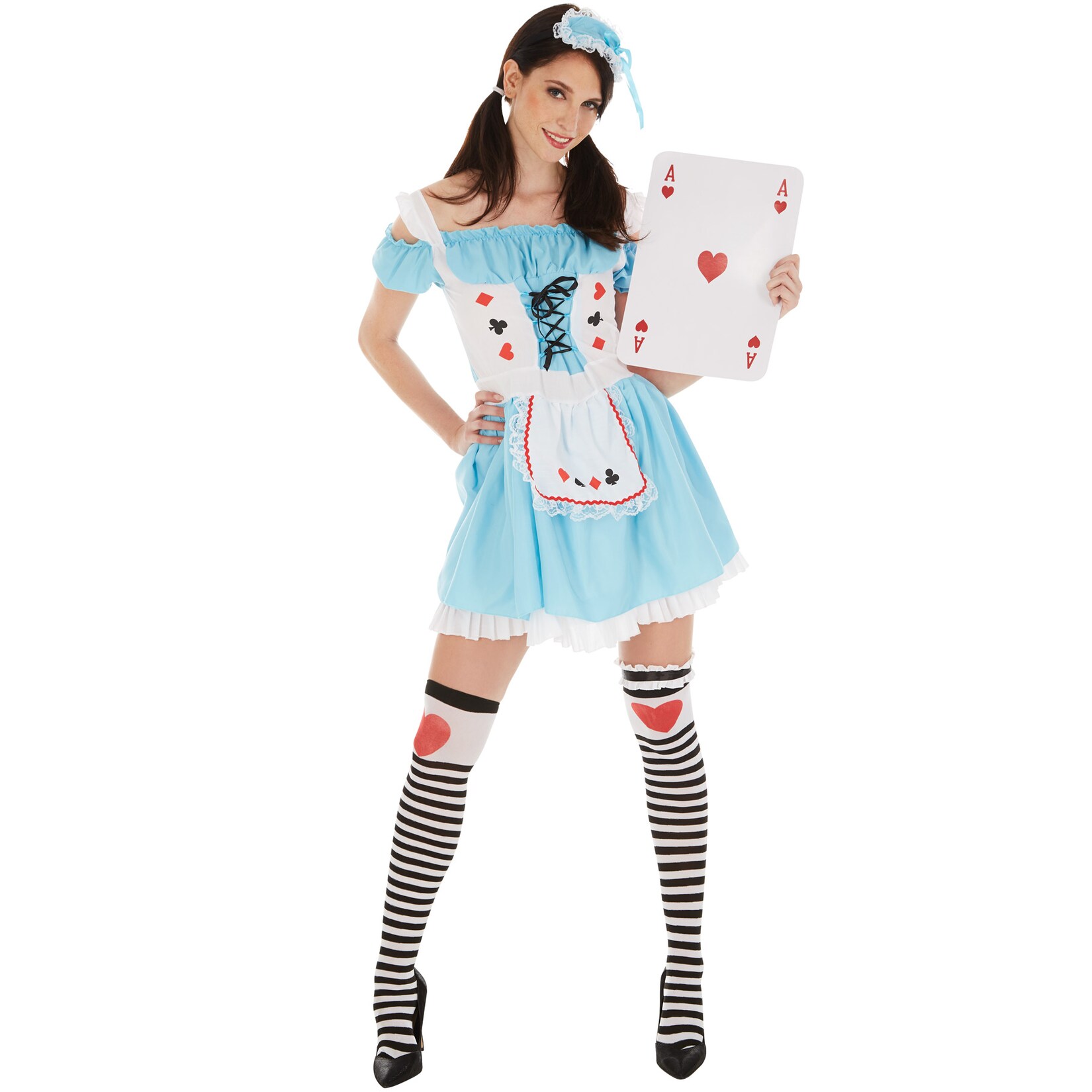 tectake® Frauenkostüm sexy Mrs. Wonderland