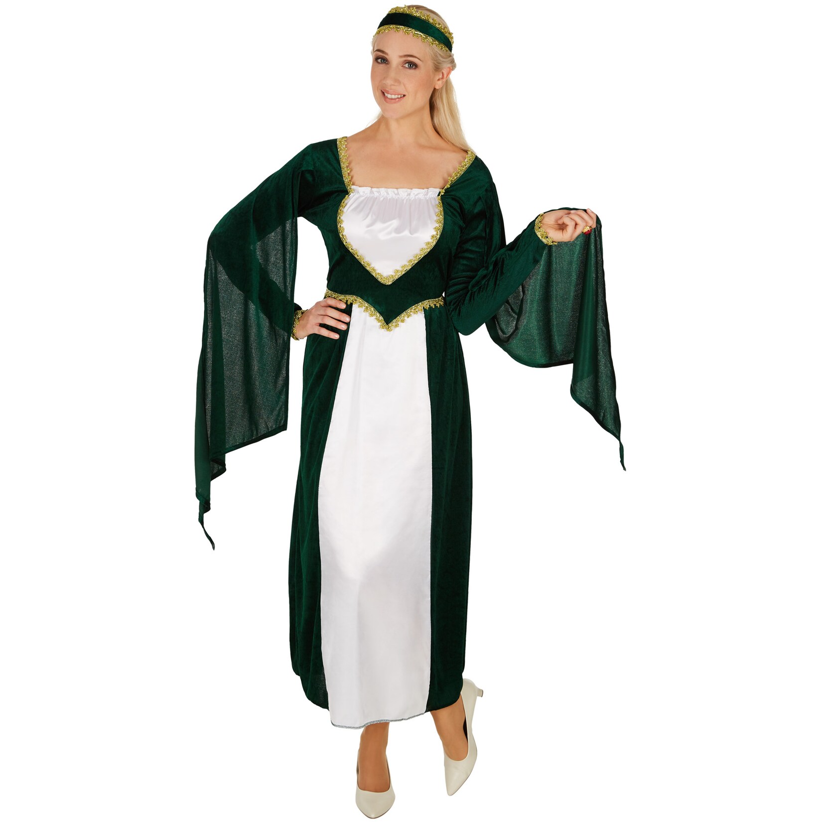 tectake® Frauenkostüm Burgprinzessin