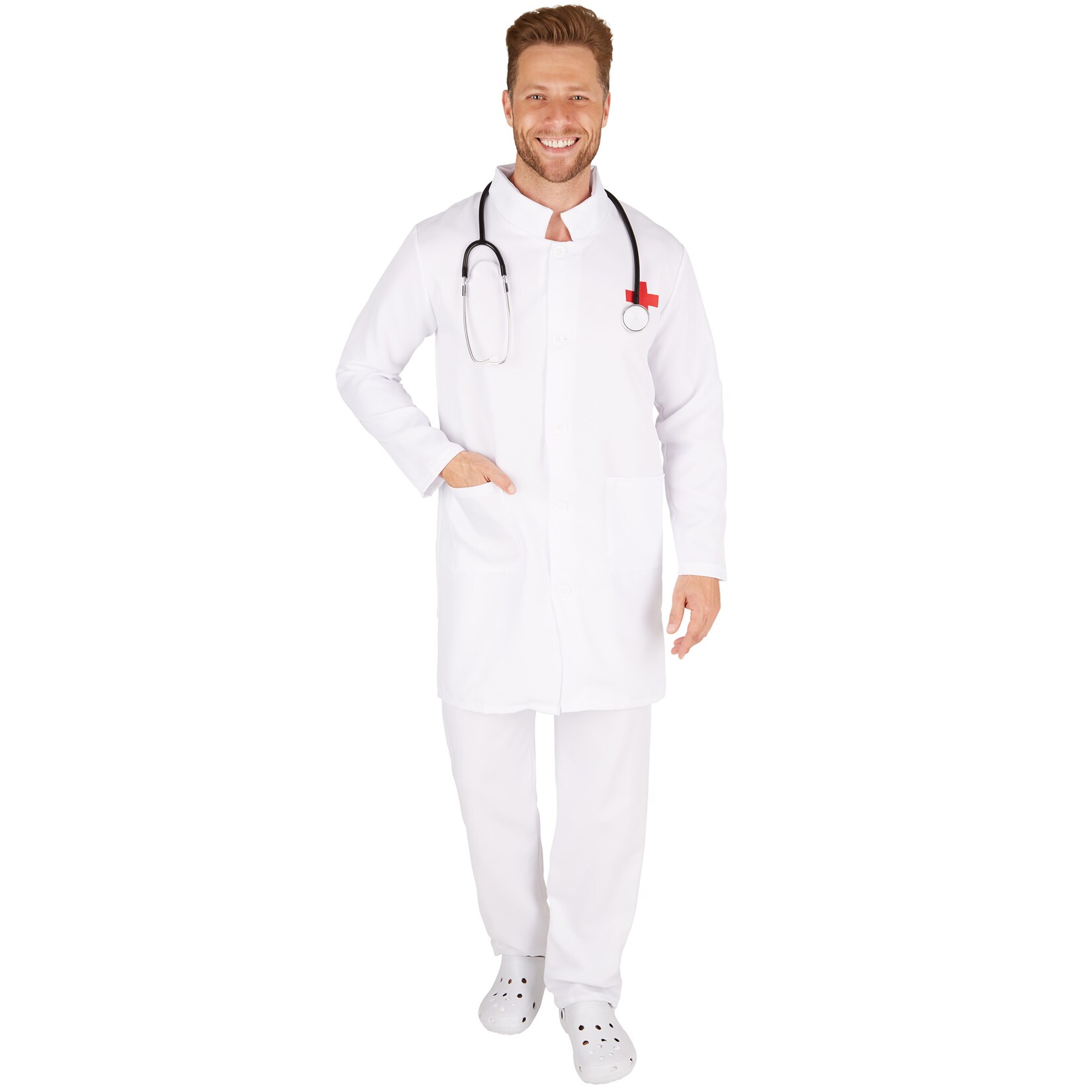 tectake® Herrenkostüm Doktor