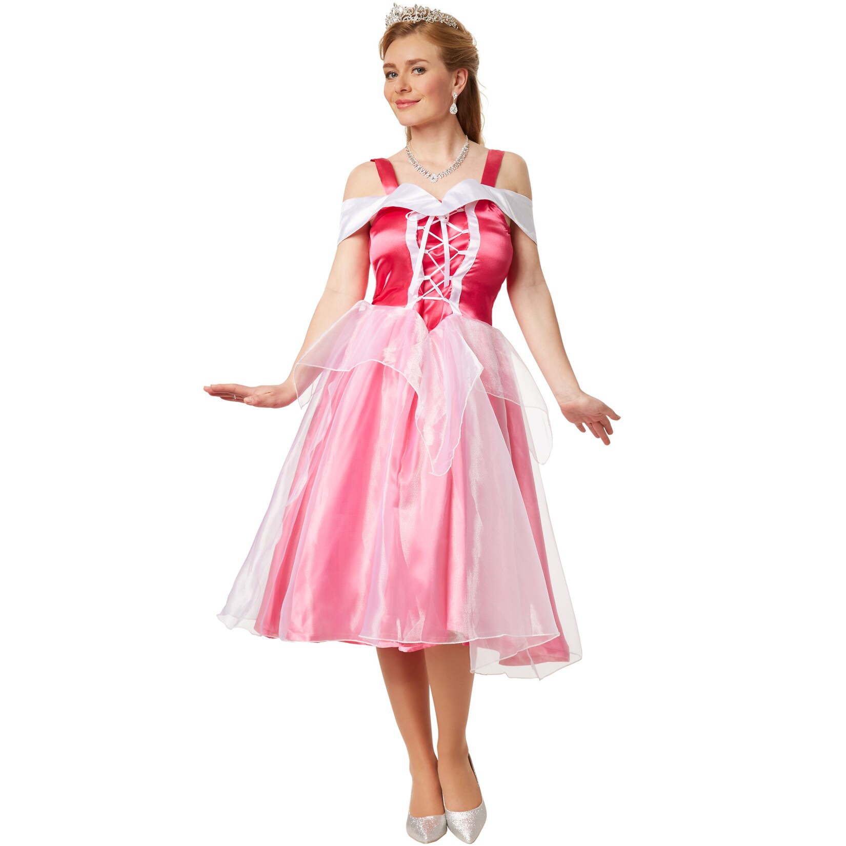 tectake® Frauenkostüm Prinzessin Aurora