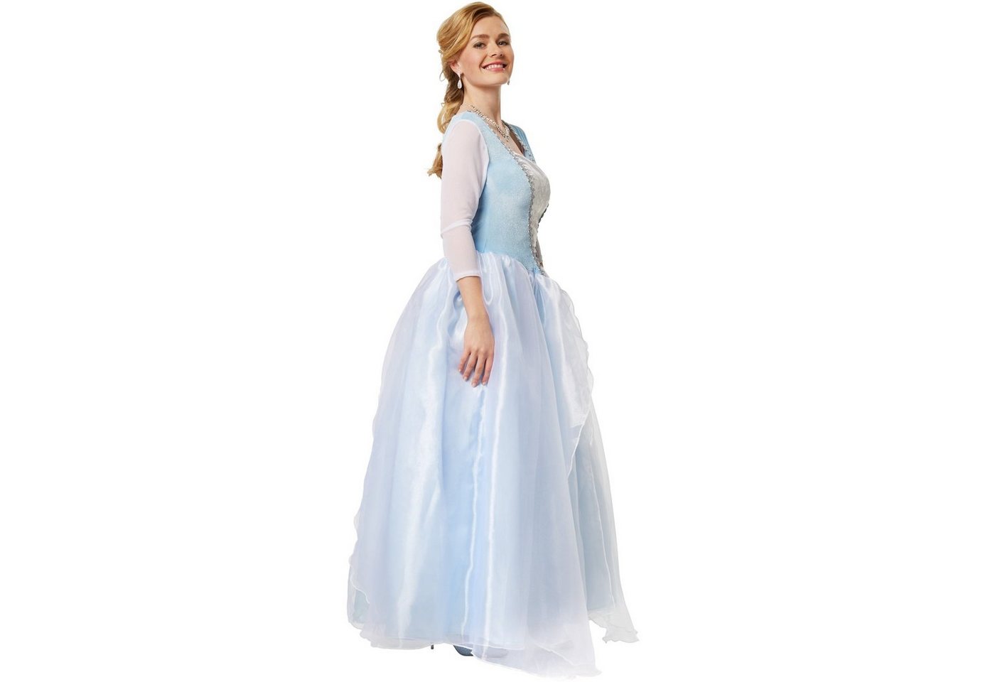 tectake® Frauenkostüm Edles Prinzessinnenkleid Cinderella