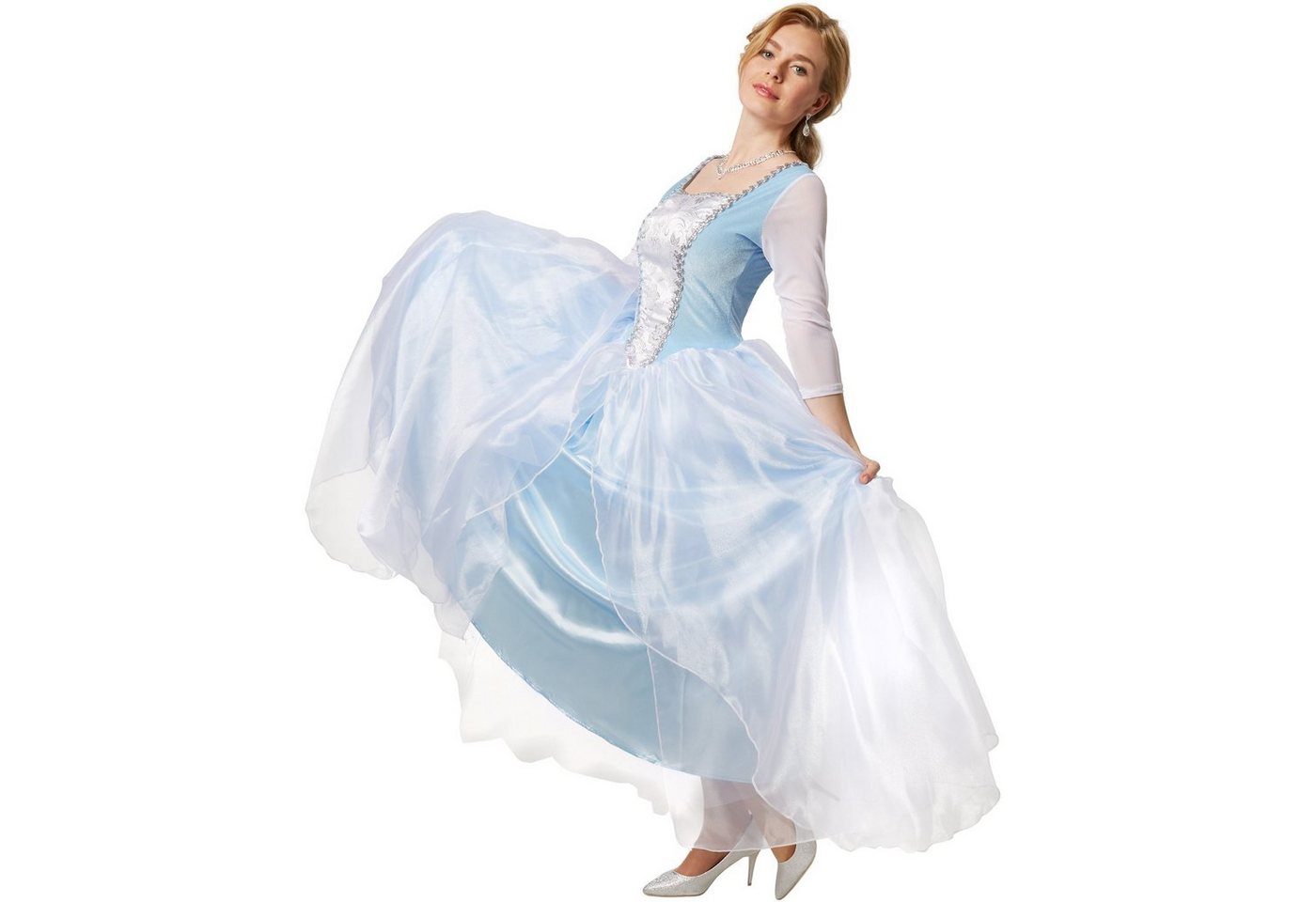 tectake® Frauenkostüm Edles Prinzessinnenkleid Cinderella Bild 5