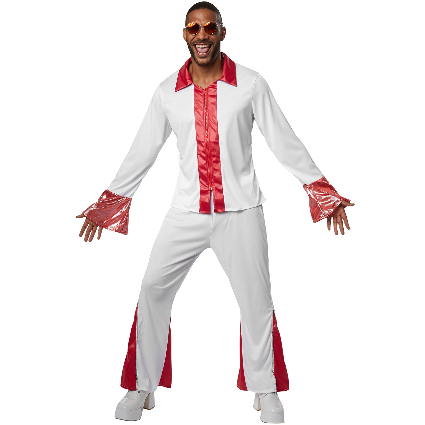 tectake® Herrenkostüm Disco Dancer