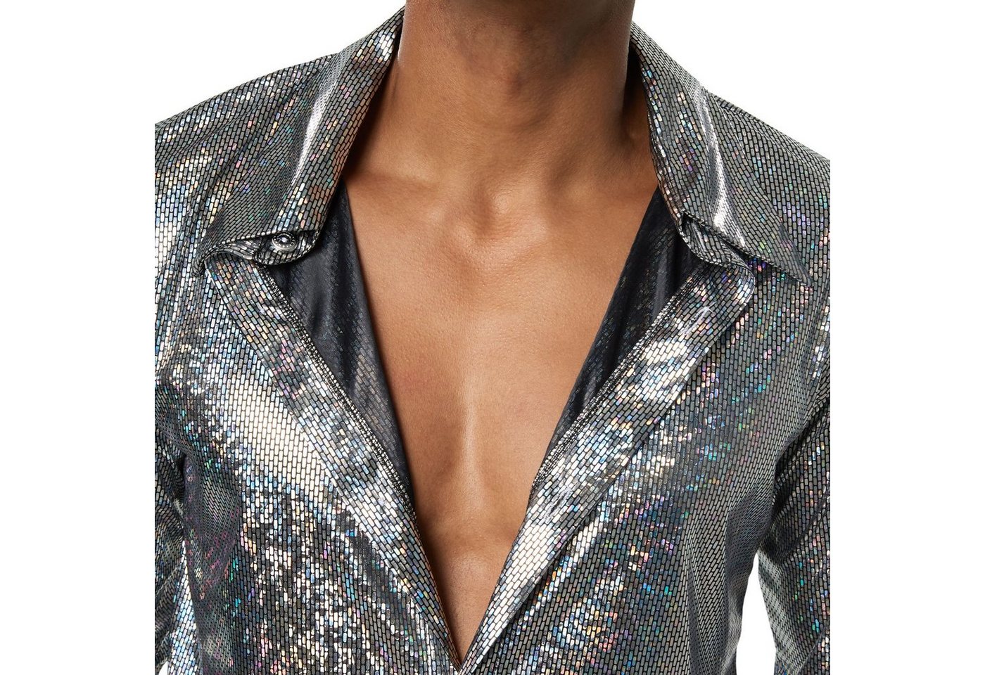 tectake® Herrenkostüm Disco Boy