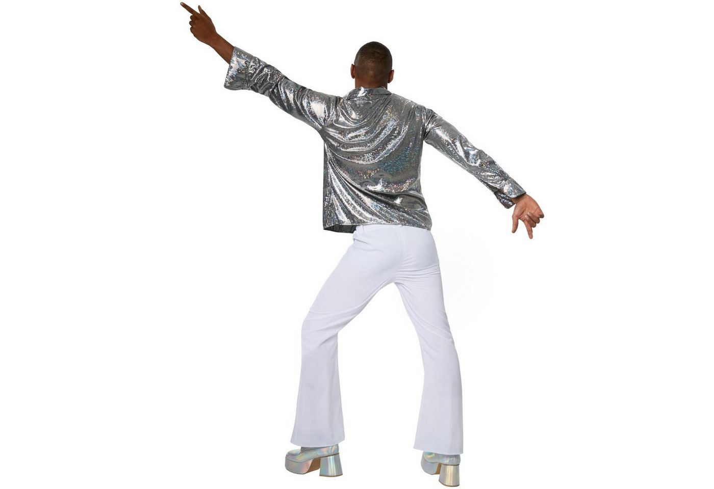 tectake® Herrenkostüm Disco Boy Bild 2