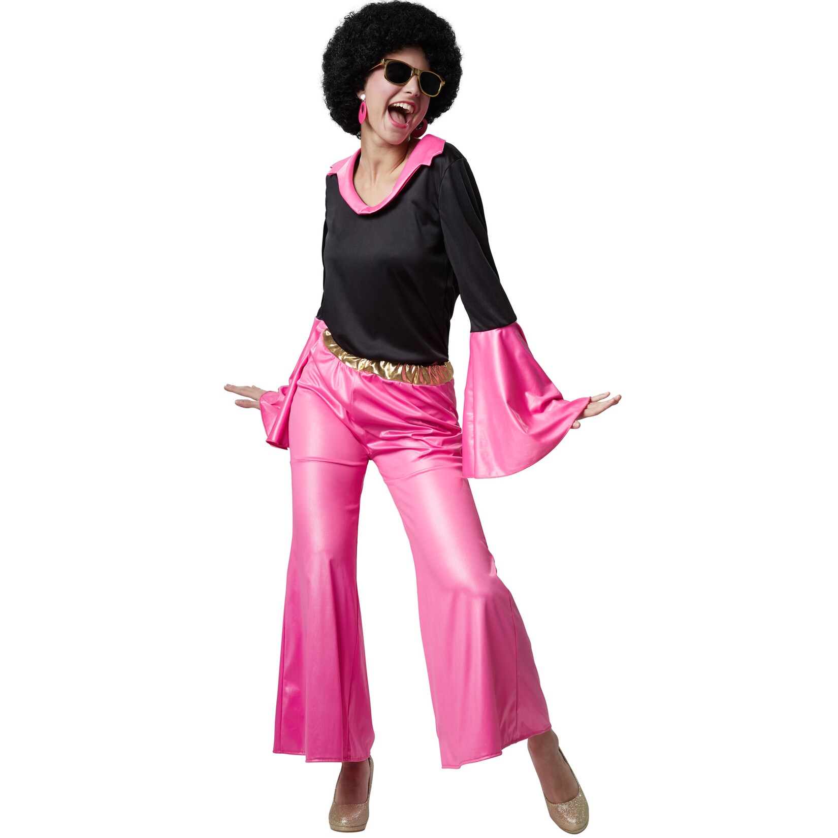 tectake® Frauenkostüm Disco Sternchen