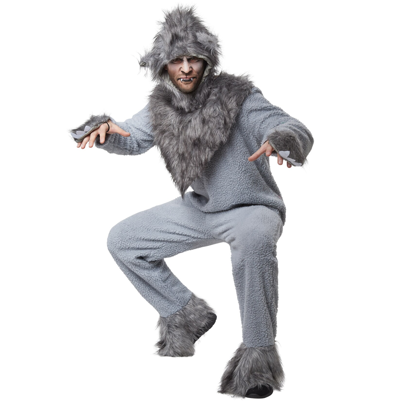 tectake® Unisexkostüm Wilder Wolf