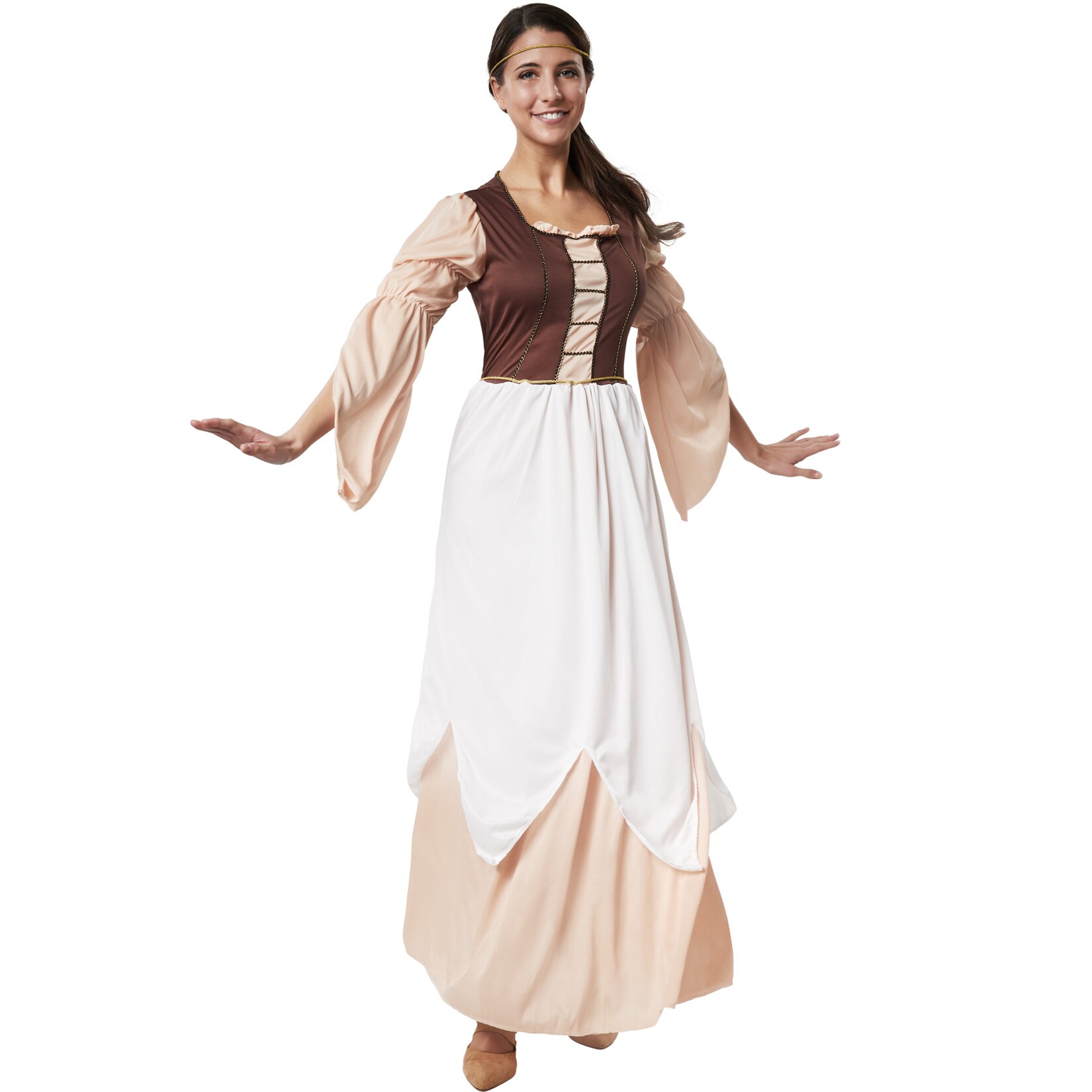 tectake® Frauenkostüm Schöne Müllerstochter