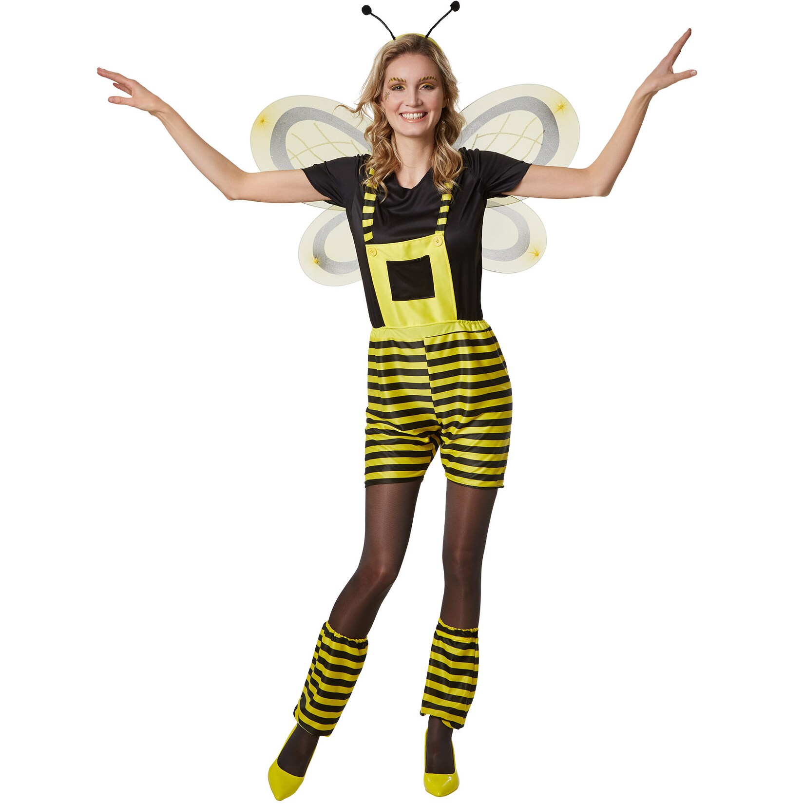tectake® Frauenkostüm Fleißiges Bienchen