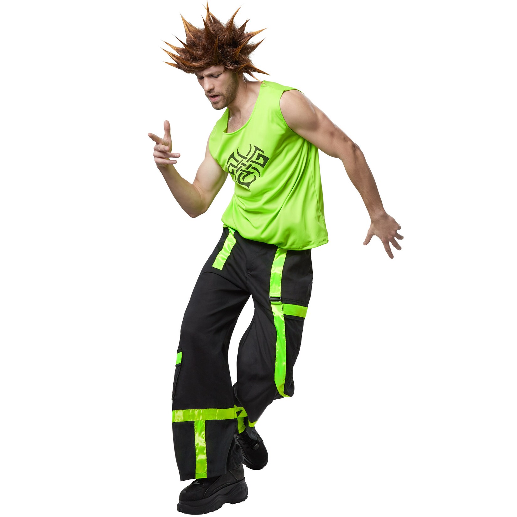tectake® Herrenkostüm Cooler Raver