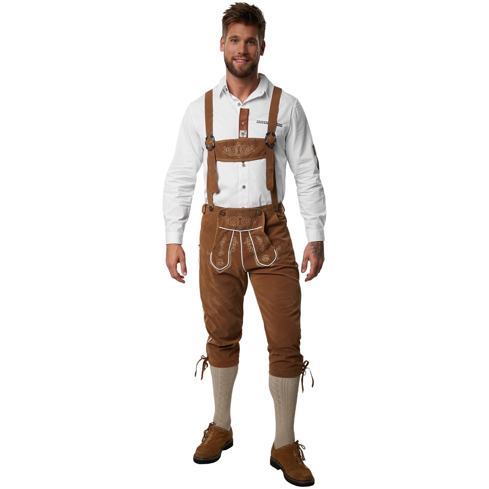 tectake® Lederhose Steigerwald