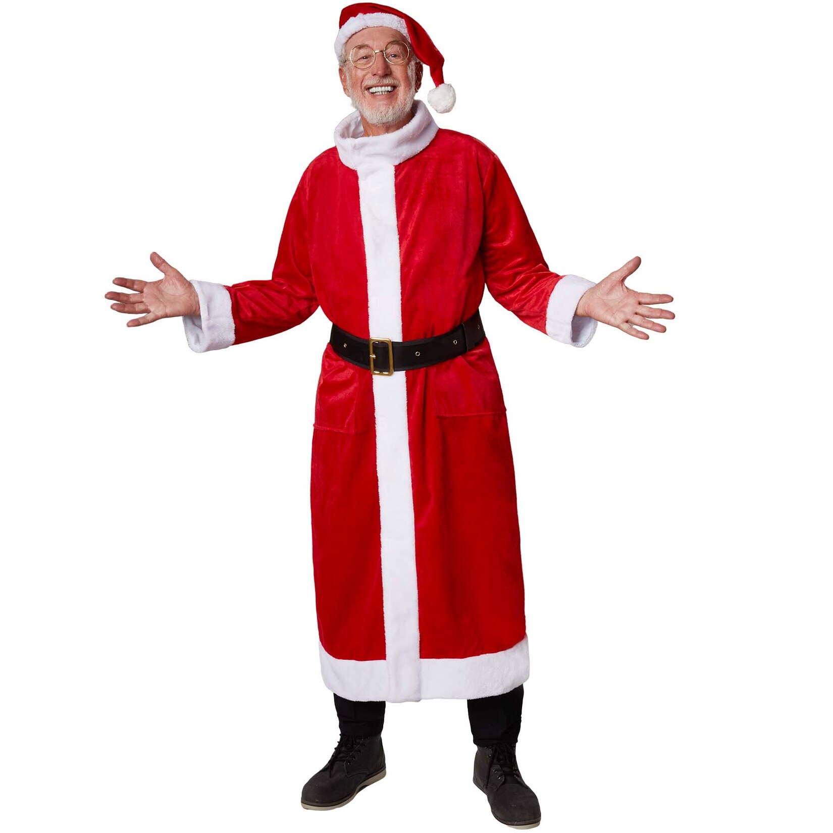 tectake® Mantel Weihnachtsmann klassisch