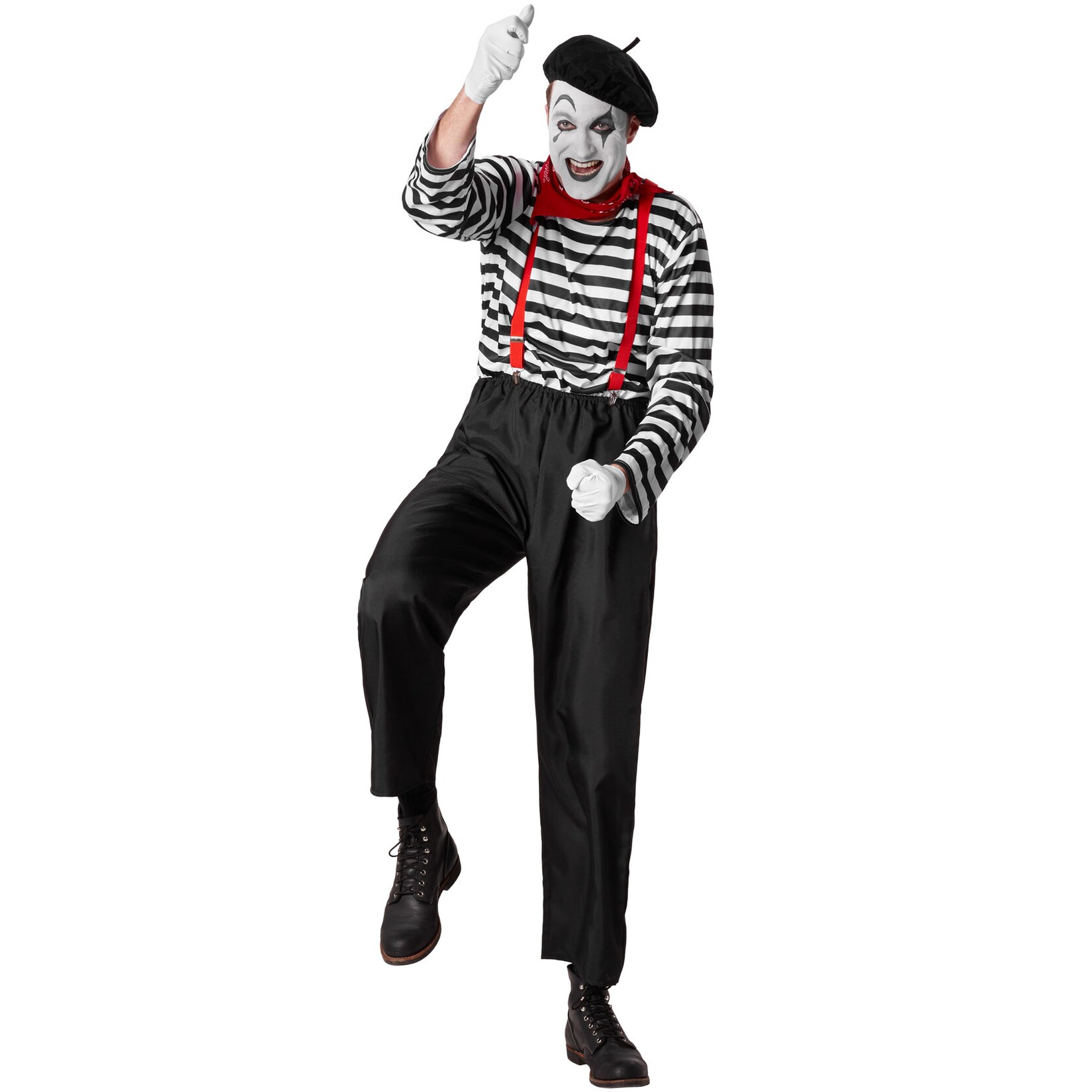 tectake® Herrenkostüm Klassischer Pantomime