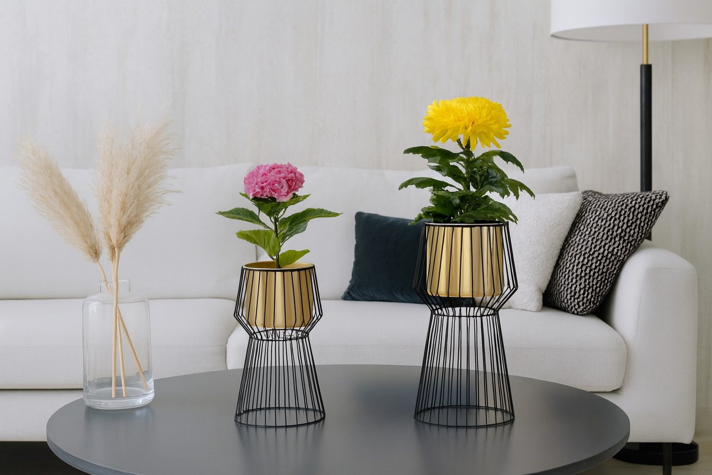 möbel direkt online Pflanzgefäß Blumentopf für Ø20 oder Ø15 cm schwarz Bild 3
