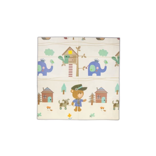 Chipolino Baby Spielmatte 174 x 194 cm faltbar weich strapazierfähig, abwaschbar beige