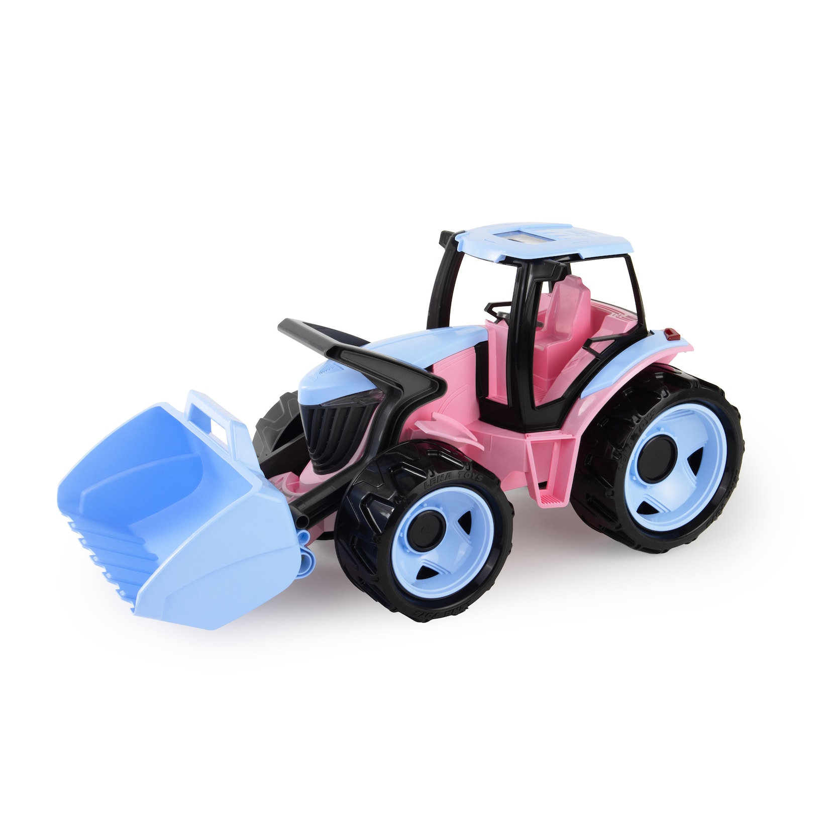 GIGA TRUCKS Traktor mit Lader, rosa, SK