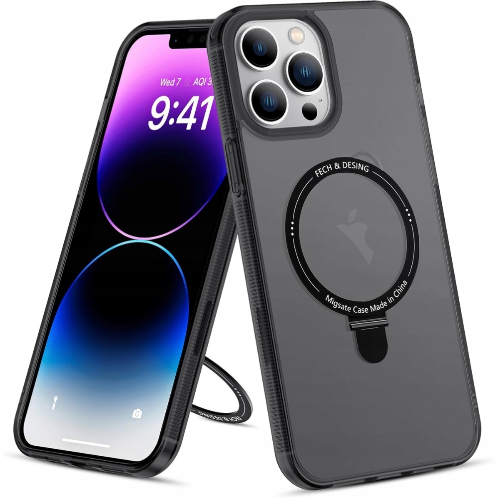 Lokass All-in-1 Hülle Für Iphone 13 Pro Max – Magnetisch Mit Ständer, Schwarz