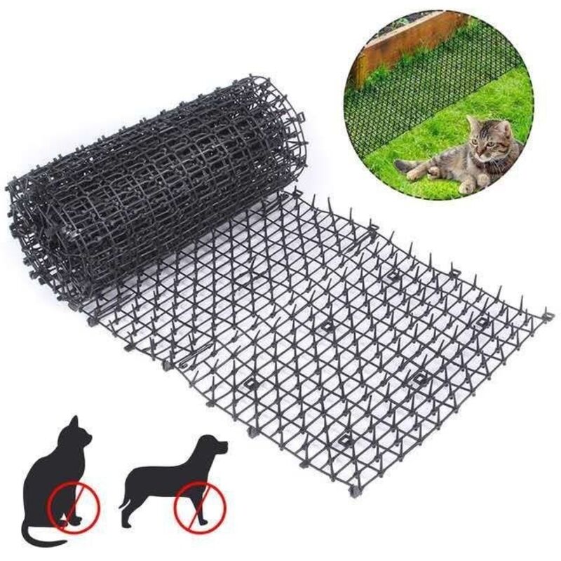 Gartengitter Gegen Katzen Und Hunde 200 X 30 Cm – Strapazierfähiges Polypropylen – Schutz Im Außenbereich Vor Unerwünschten Tieren