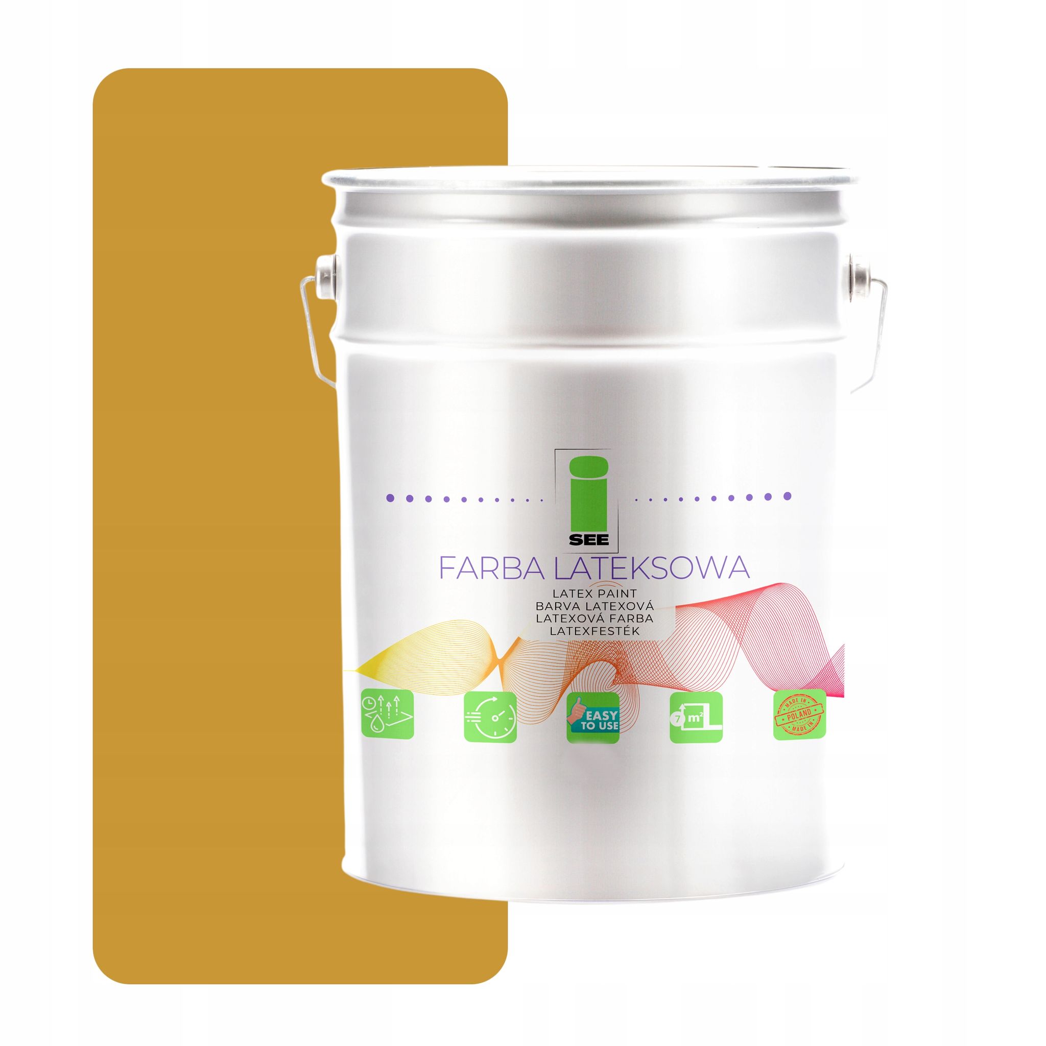 Latexfarbe Für Innenwände, Senfgold, 10l, Hersteller