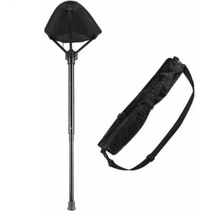 [niemals Verwendet] Tragbarer Klapphocker, Ausziehbarer Hocker, Leichter Reisehocker Mit Verstellbarer Höhe, Campinghocker Für Angeln/indoor-/outdoor-aktivitäten, Maximale Belastbarkeit 113 Kg