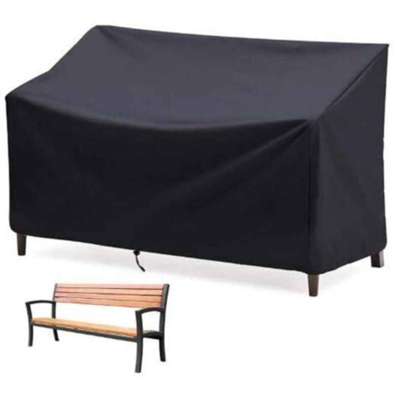[niemals Verwendet] Schutzhülle Für Gartenbänke, Wasserdicht, Winddicht, Uv-beständig, 210d Oxford-gewebe, Sitzbezug Für Terrassenbänke (162 X 66 X 89 Cm)