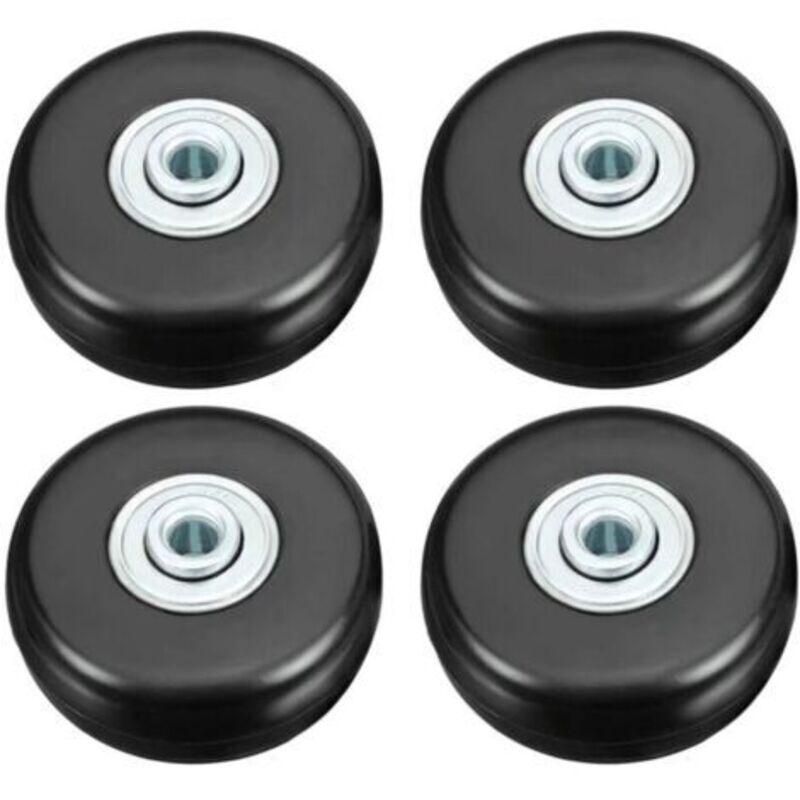 [niemals Verwendet] Kofferrollen, Gepäckreparaturrollen, Robuste 50-mm-gummirollen Mit Geräuschdämpfung, Universell Einsetzbar Für Koffer, Gepäck, Rucksäcke Und Reisegepäck –