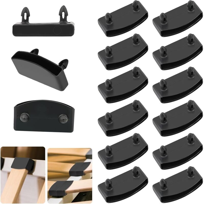 [niemals Verwendet] Packung Mit 20 Lattenroststützen 54x9mm - Bettzubehör - Langlebige Unterstützung Für Ihre Latten, Ideal Zur Befestigung Von Holzbettgestellen.