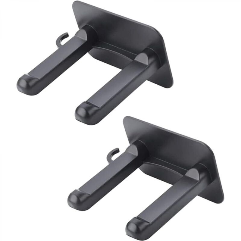 [niemals Verwendet] Set Mit 2 Selbstklebenden Wandhalterungen Für Haartrockner, Kein Bohren Erforderlich, Multifunktional, Für Badezimmer, Hotel, Friseursalon
