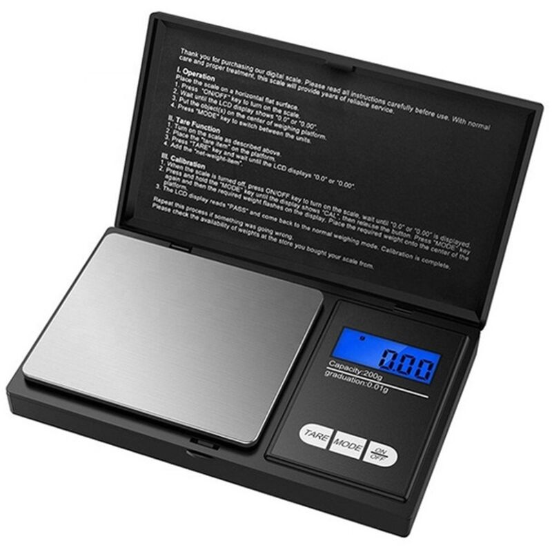 [niemals Verwendet] Präzisionswaage 0,01 G, Küchenwaage 500 G 0,01 G, Taschenwaage Mit Lcd-bildschirm, Kleine Waage Für Pulver, Schmuck, Gold Und Edelsteine