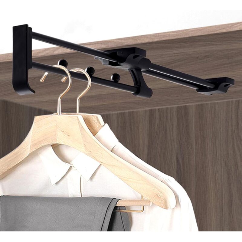 [niemals Verwendet] Ausziehbare Kleiderstange, 250 Mm Lange Ausziehbare Kleiderstange