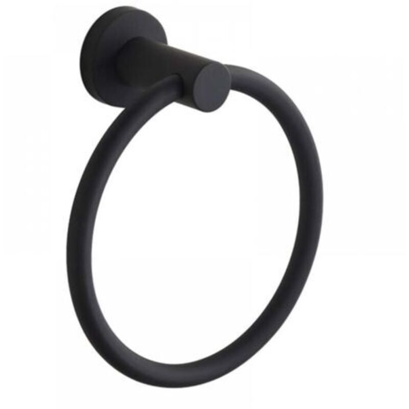 [niemals Verwendet] 1 Stück Wandhandtuchring Aus Edelstahl 304 Für Badezimmer, Schwarz