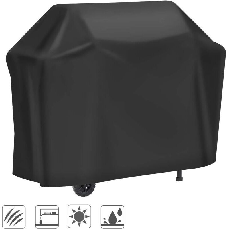 [niemals Verwendet] Grillabdeckung, Robuste 210d Oxford-plane, Grillschutzabdeckung, Uv-beständig/wasserabweisend/feuchtigkeitsbeständig (145 X 61 X 117 Cm).
