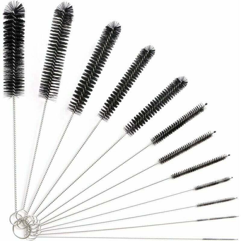 [niemals Verwendet] 12-teiliges Schlauchreinigungsbürsten-set, Reinigungsbürste, Schlauchreinigungsbürste Für Glasbabyflaschen, Babyflaschen, Wasserkocher, Tastaturen Und Schlauchbürsten
