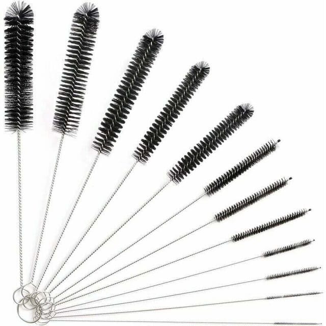 [niemals Verwendet] 12-teiliges Schlauchreinigungsbürsten-set, Reinigungsbürste, Schlauchreinigungsbürste Für Glasbabyflaschen, Babyflaschen, Wasserkocher, Tastaturen Und Schlauchbürsten