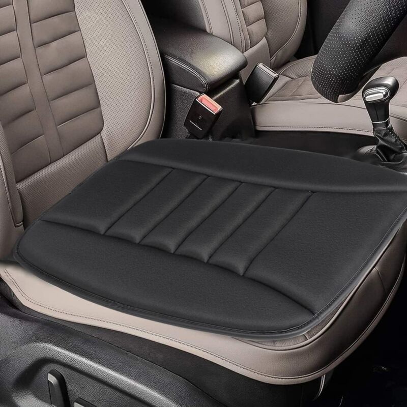 [niemals Verwendet] Autositzkissen, Sitzbezug, Memory-schaum-sitzschutz, Bequeme, Rutschfeste Matte, Autositzbezug Für Auto, Büro, Zuhause – Schwarz