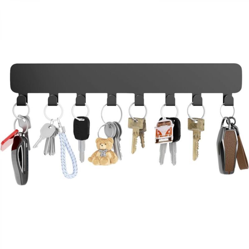 [niemals Verwendet] Selbstklebender Wandhaken Mit 8 Haken, Handtuchhaken Für Bad Und Küche, Wandhaken Zum Aufhängen Ohne Bohren, Selbstklebender Bilderhalter