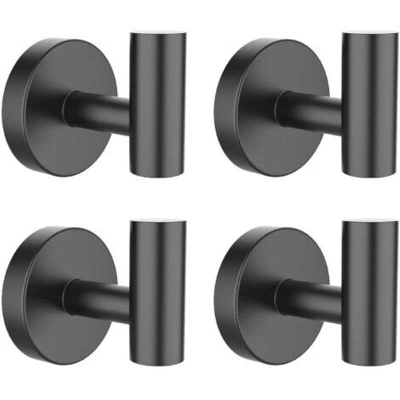 [niemals Verwendet] Set Mit 4 Handtuchhaken, Robuste Wandhaken Aus Edelstahl Sus 304 Für Badezimmer, Wandhaken Für Bademäntel