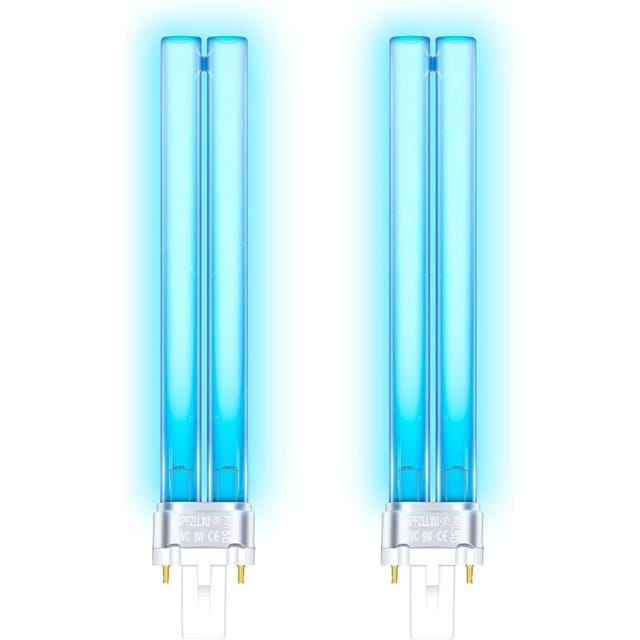 G23 Pls Uvc-ersatzlampe, Induktives Vorschaltgerät, Für Teichklärer, Uvc-filter, Beseitigt Effektiv Bakterien Und Algen In Teichen (2er-pack)