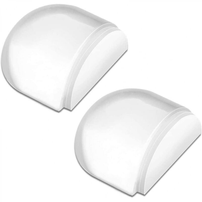 [niemals Verwendet] Selbstklebender Türstopper Zum Schutz Der Wand, Türstopper Für Wandmontierte Möbel, Spiegelglas, Transparent, 2 Stück (4, 23, 92,3 Cm)